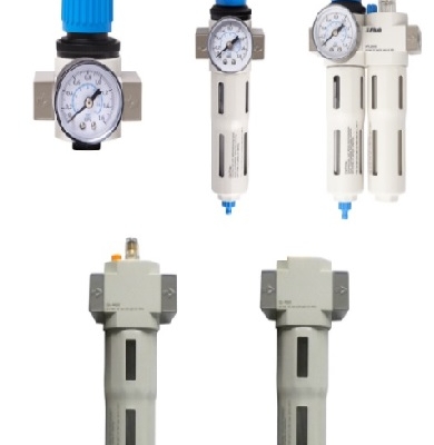 Regulador, FR, FRL, Filtro e Lubrificador