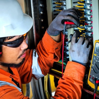 Montagem de painéis pneumáticos