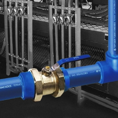 Linhas de ar comprimido em PPR e Galvanizado